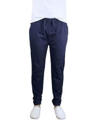 Galaxy By Harvic - Basic Stretch Twill joggers - Lyst