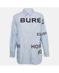 Pre-owned Burberry - Horseferry Cotton Button Front Shirt - Lyst