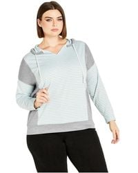 Avenue - Seeing Stripes Sweater - Lyst