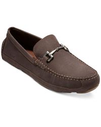 Cole Haan - Wyatt Leather Slip-on Bit Driving Loafers - Lyst