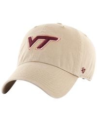 '47 - Virginia Tech Hokies Clean Up Adjustable Hat - Lyst