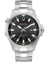Bulova - Marine Star Stainless Steel Bracelet Watch 43mm - Lyst