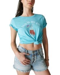 Lucky Brand - Cotton This Is My Fourth Graphic T-shirt - Lyst