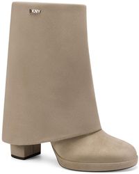 DKNY - Dana Platform Booties - Lyst