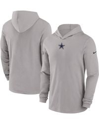 Nike Dallas Cowboys Sideline Player Local Therma Hoodie in White for Men