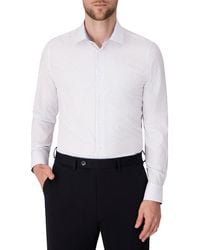 Report Collection - Long Sleeve 4-way Geo Print Dress Shirt - Lyst