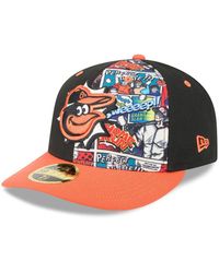 KTZ - Black/orange Baltimore Orioles 2025 Mlb Diamond Hero Edition Low Profile 59fifty Fitted Hat - Lyst