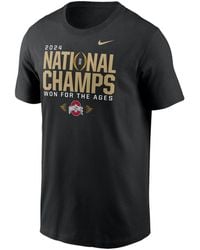 Nike - Ohio State Buckeyes College Football Playoff 2024 National Champions Locker Room T-shirt - Lyst