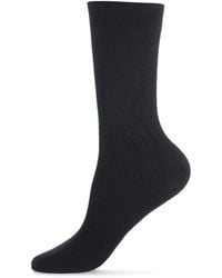 Memoi - 2 Pair Pack Flat Crew Socks - Lyst
