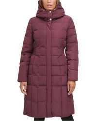 cole haan petite hooded down puffer coat