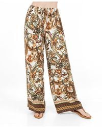 Fever - Boarder Printed Drawstring Pants - Lyst