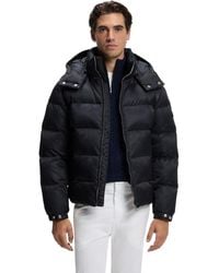 BOSS - Boss By Water-repellent Padded Jacquard Jacket - Lyst