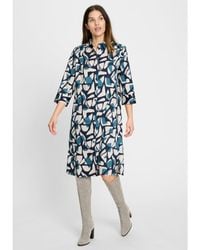 Olsen - Modern Graphic Shirt Dress - Lyst