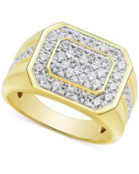 Grown With Love - Lab Grown Diamond Cluster Ring (1-1/2 Ct. T.w. - Lyst