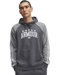 Under Armour - Rival Hooded Sweatshirt - Lyst