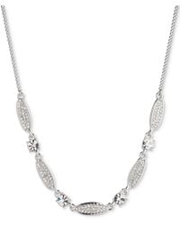 Givenchy - Tone Pave & Crystal Statement Necklace - Lyst