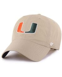 '47 - Miami Hurricanes Clean Up Brrr Adjustable Hat - Lyst