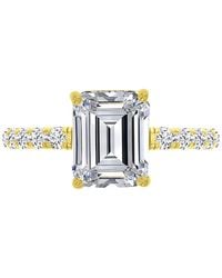 Macy's - 14k -plated Emerald Cut Fashion Bridal Ring - Lyst