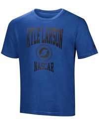 Starter Blue Kyle Larson Scout T-shirt