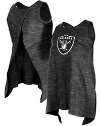 KTZ - Las Vegas Raiders Plus Size Space Dye Active Tank Top - Lyst