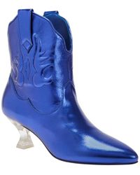 Katy Perry - The Annie-o Lucite Heel Booties - Lyst