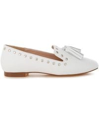 Rag & Co - Philoha Studs & Tassels Detail Flat Loafers - Lyst