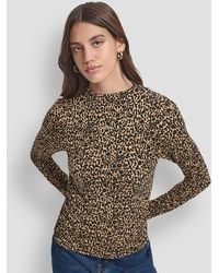 DKNY - Embellished Pull-on Top - Lyst