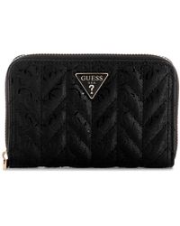Guess - Stacey Mini Zip Around Wallet - Lyst