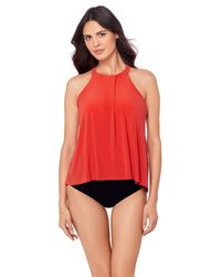 Magicsuit - Solid Esme High Neck Tankini Top - Lyst