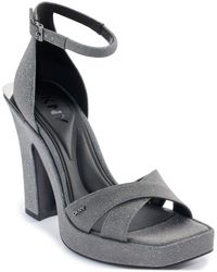 DKNY - Linda Strappy Square-toe Sandals - Lyst