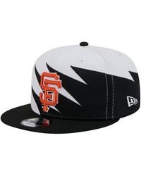 KTZ - Black/white San Francisco Giants jagged 9fifty Snapback Hat - Lyst