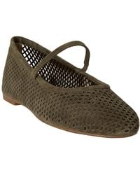 Ralph Lauren - Jayna Perforated Mary Jane Flats - Lyst