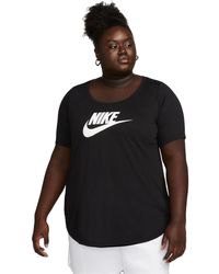 Nike - Plus Size Sportswear Essential Curved-hem Tunic Top - Lyst
