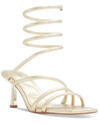ALDO - Twirly Strappy Ankle-wrap Dress Sandals - Lyst
