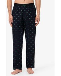 Lacoste - Woven Logo Pajama Pants - Lyst