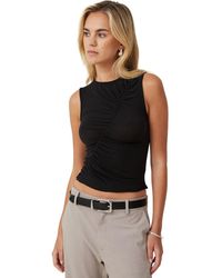 Cotton On - Hazel Ruched Front Tank - Lyst