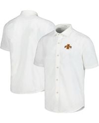 Tommy Bahama - Virginia Tech Hokies Coconut Point Palm Vista Islandzone Camp Button-up Shirt - Lyst