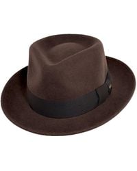 Scala - Felt Fedora Hat - Lyst