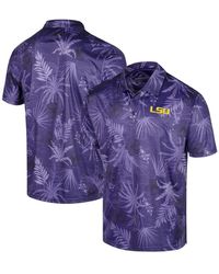 Colosseum Athletics - Lsu Tigers Big And Tall Palms Polo Shirt - Lyst