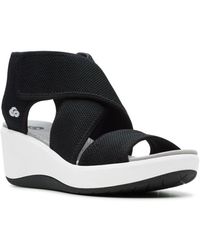 cloudsteppers by clarks step cali palm wedge sandal