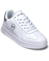 Karl Lagerfeld - T-toe Logo Patch Sneakers - Lyst