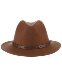 Scala - Crush Felt Safari Hat - Lyst