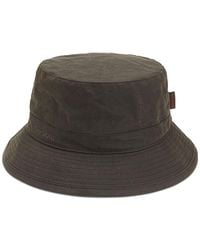 Barbour - Waxed Cotton Bucket Hat - Lyst