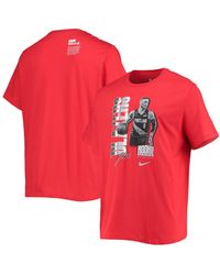 Nike - Damian Lillard Portland Trail Blazers Select Series Rookie Of The Year Name And Number T-shirt - Lyst