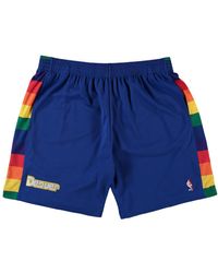 Mitchell & Ness - Mitchell Ness Denver nuggets Big Tall Hardwood Classics Team Swingman Shorts - Lyst
