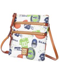 Dooney & Bourke Buffalo Bills Triple-Zip Crossbody Bag - Macy's