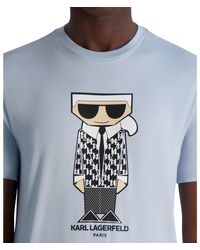 Karl Lagerfeld - Short Sleeve Flathead Karl Graphic T-shirt - Lyst
