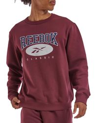 Reebok - Archive Crewneck Logo Sweatshirt - Lyst