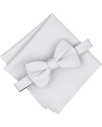 Alfani - Wolfe Solid Bow Tie And Pocket Square - Lyst