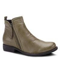 Spring Step - Oziel Leather Bootie - Lyst